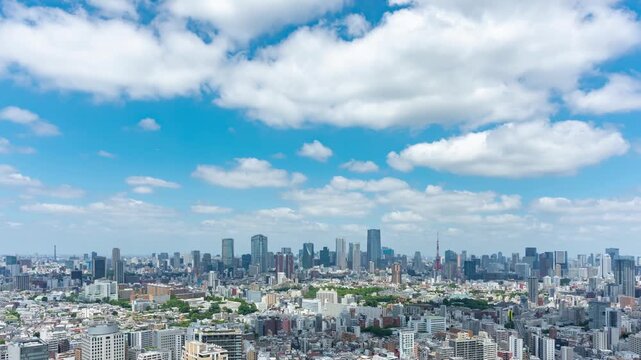 東京風景　タイムラプス