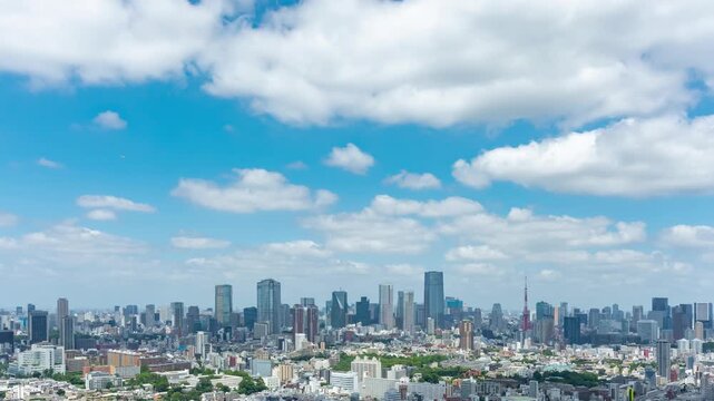 東京風景　タイムラプス