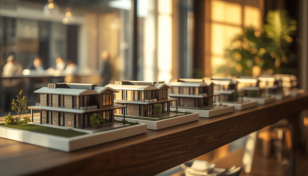 A miniature scale model of one's own home.