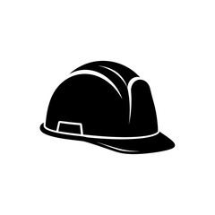 Fototapeta premium Hard Hat Construction Safety Helmet Icon Vector Illustration