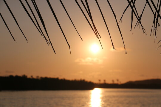 Atardecer en muelle