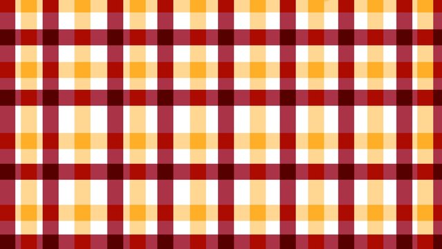 Seamless vibrant red, maroon, and yellow plaid tartan pattern background design