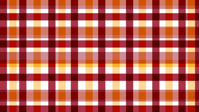 Seamless red, maroon, and orange plaid tartan pattern background