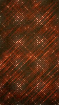 Ulam Prime Spiral Lattice of Glowing Dots Revealing Diagonal Prime Bands Seamless Loop Background in rich amber tones vertical 9:16