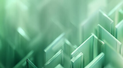 Fototapeta premium Smooth blurry frosted sage green glass texture background with subtle financial arrows, abstract business finance concept, soft green market growth pattern, investment, revenue, banking, economics and
