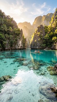 Coron lagoon boat