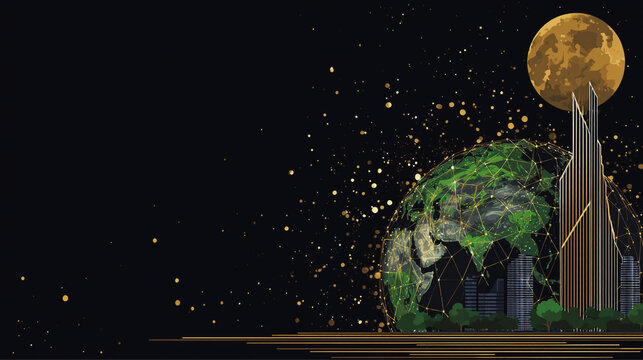 Smart digital Innovation city with connection network reciprocity over the city of future smart wireless digital city and social media networking systems that connects people with in city
