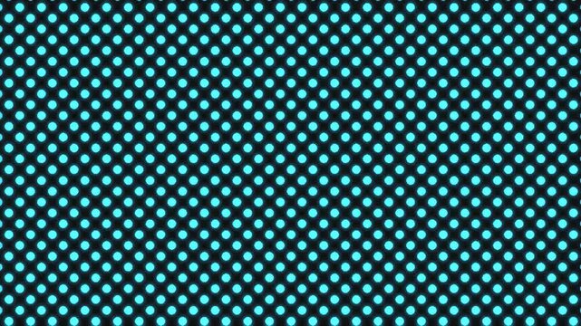 Cyan Polka Dot Diagonal Grid Seamless