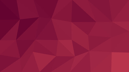 Fototapeta premium Low Poly Geometric Abstract Background In Red And Pink Polygonal Style