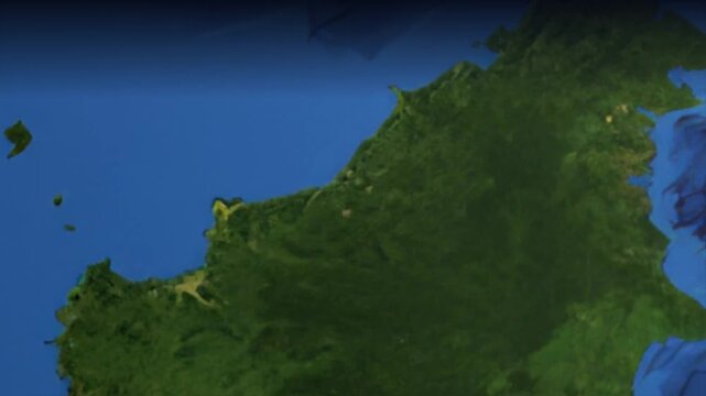 Animated Flight Path from Kuala Lumpur Malaysia to Sydney Australia