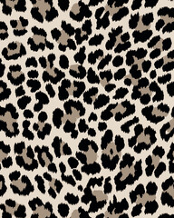 leopard animal skin seamless pattern, abstract cheetah texture textile  © anwar