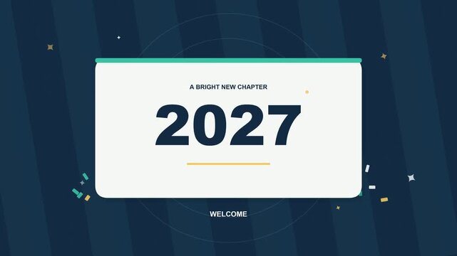 Animated Text Revealing Numbers and Words on Dark Background