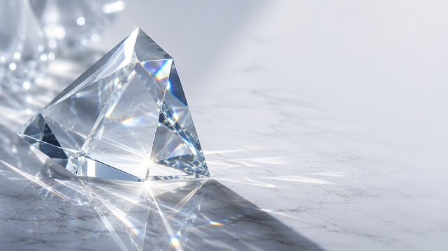 Crystal Glass Prism Light Refraction