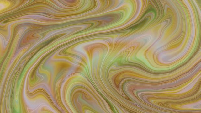 Abstract Blue and Orange Fluid Smoke 15s Seamless Loop Animation