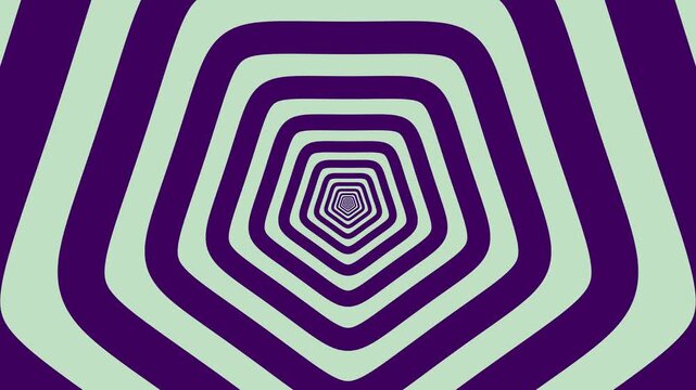  Pentagon Warp 4K Seamless Loop Abstract Motion Background for Futuristic and Stylish Design