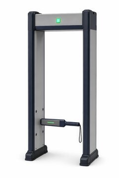 Walk-Through Metal Detector Calibration Test for Airport Security Checkpoint Readiness and Operations Training