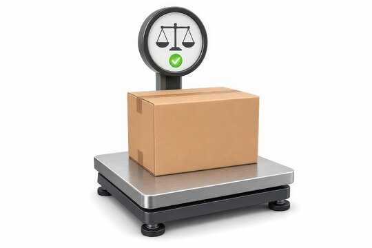 Warehouse Package Weight Verification With Industrial Platform Scale for Inventory Accuracy and Shipping Control