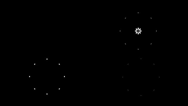 4set animation of Circle Burst Motion Graphics in After Effects pop up, line, shiny, blast
