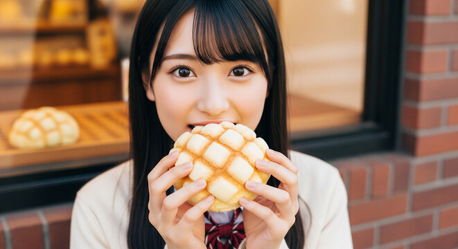メロンパン Images – Browse 2,605 Stock Photos, Vectors, and Video