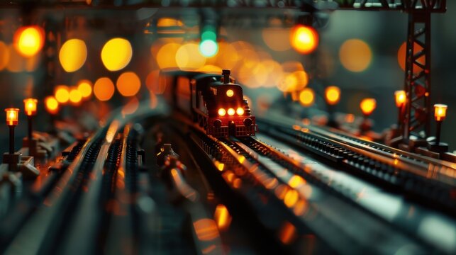 Miniature train hobby