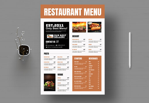 Food Menu Template