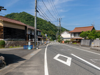 鳥取県八頭郡八頭町を通る国道沿いの風景 © しょこまろん