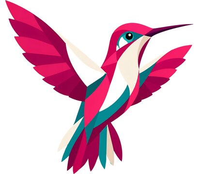 Bird of Paradise Flying Bird Vector Illustration with Tropical Feathers, Colorful Wings and Exotic Floral Nature Design, Wildlife Animal Art for Decorative Use