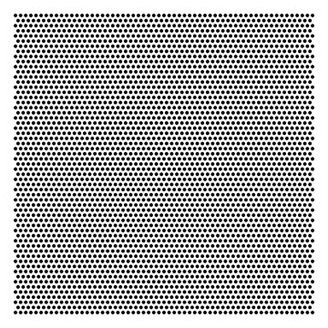 A densely packed monochromatic pattern of small circles creating a textured uniform visual effect