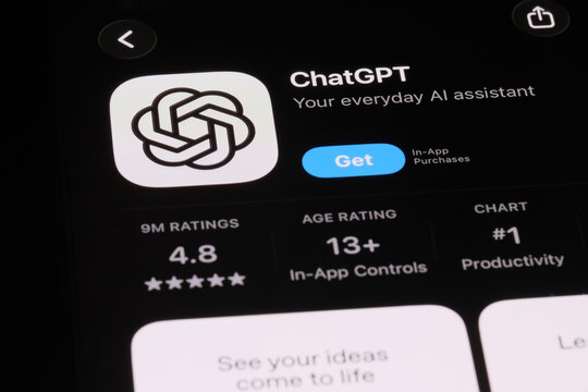 Shanghai,China-July 31st 2026: ChatGPT app icon brand logo