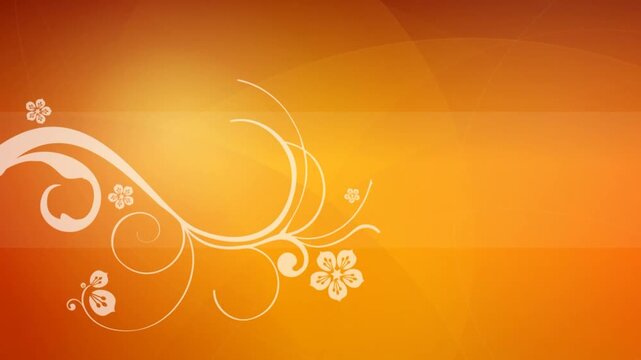 abstract background with flowers