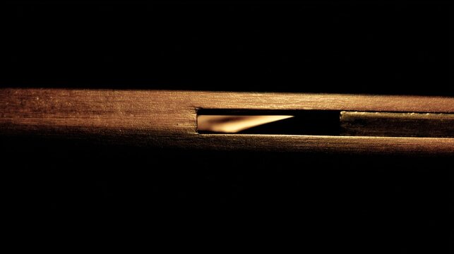 gamestop. A thin golden light from a crack in dark wood, suggesting hidden space. travel magazines, destination branding, designed for travel destination branding, used by product managers.