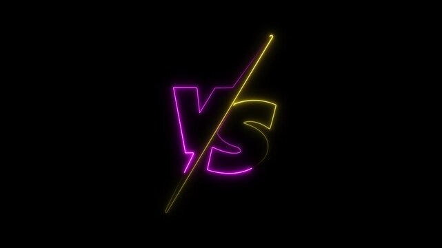 VS versus bars neon animated versus vs bars neon, VS versus bars neon animation on background VS versus bars neon animated, VS versus bars neon animated versus vs bars black screen