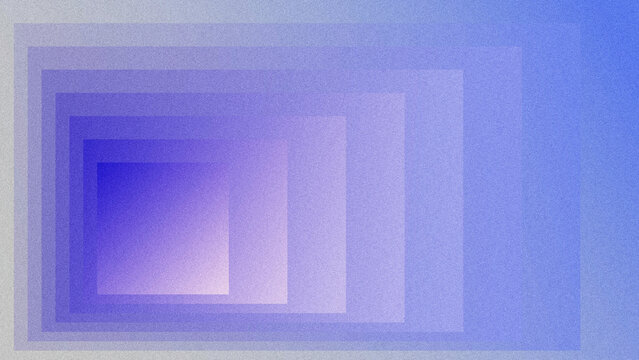 Abstract textured background with rhythmic layered translucent rectangles, cool blue‑violet gradient colors, grainy noise texture, symmetrical geometric composition.