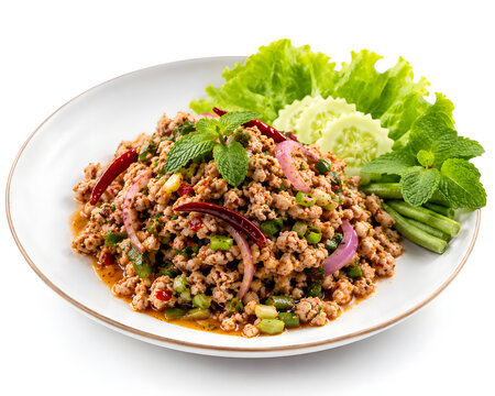 Spicy Minced Pork Salad (Larb Moo)
