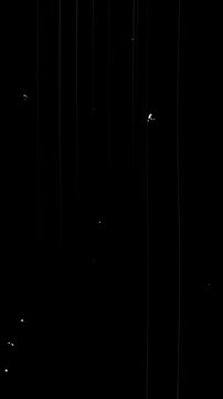 Noise, Dust, Hair, Scratches and Grain on Old Damaged Film Seamless Texture. 4K Retro VFX Tape Loop with Low Noise Saturation. Screen or Opacity Mode Overlay for Blending