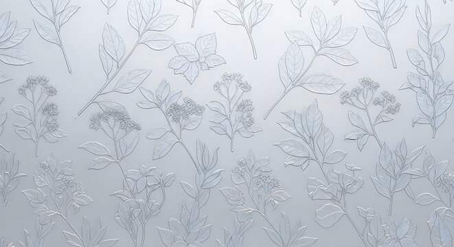 A close up view of a frosted glass window surface showing a subtle and elegant texture with soft light diffusion