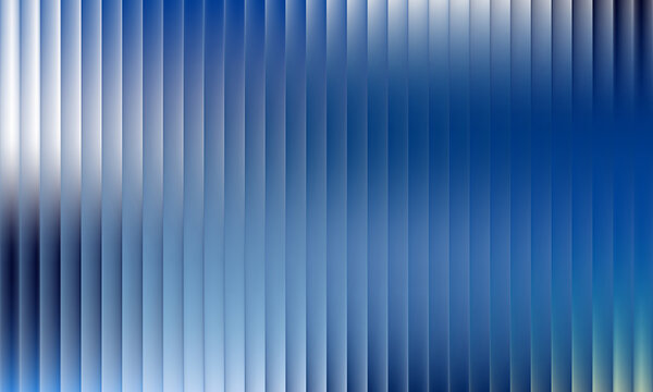 Abstract fractal glass blue background featuring vertical stripes with smooth gradient transitions creating a modern minimalist design suitable for digital presentations.