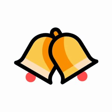 Two Notification Bells with Unread Dots Icon, Multiple Alerts Illustration