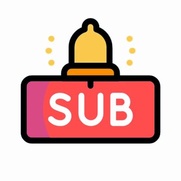 Subscribe Button with Notification Bell Icon, Follow and Alert Illustration