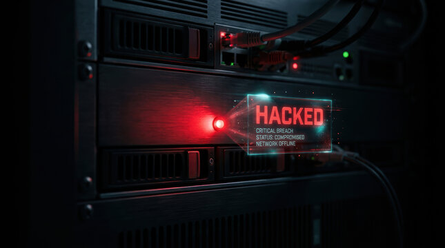 Cybercrime ransomware attacks hacking data breach network security digital threat technology concept