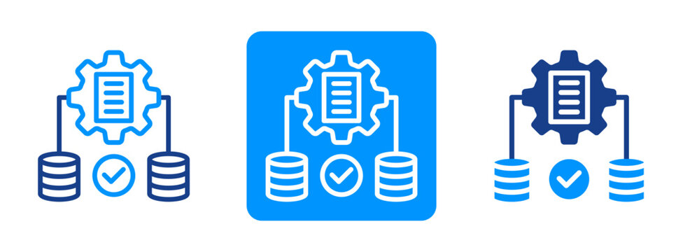 Redundancy Icon In Dual Tone Style