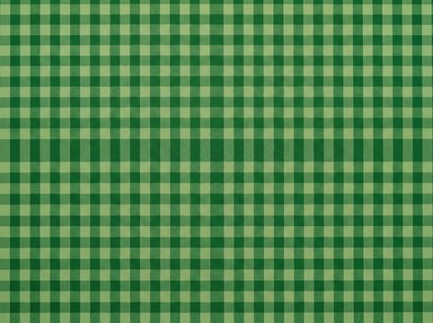 Green checkered background
