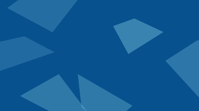 Abstract background design with geometric blue shapes and light blue squares on a dark blue base