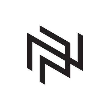 NP or PN monogram logo