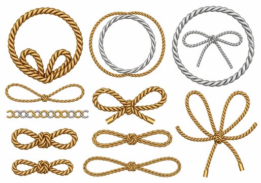 Knotted Whispers: An Elegant Tapestry of Corded Forms