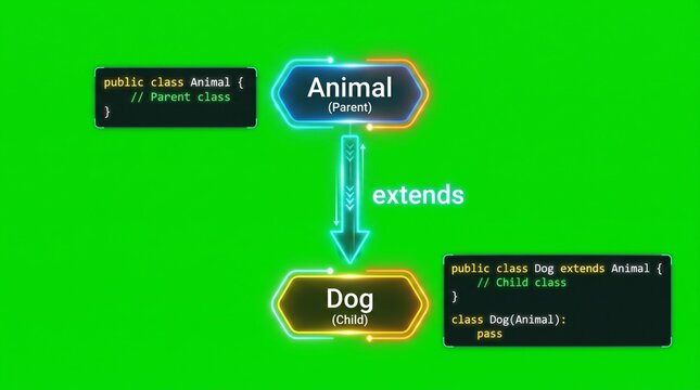 Object Oriented Programming Class Inheritance Diagram