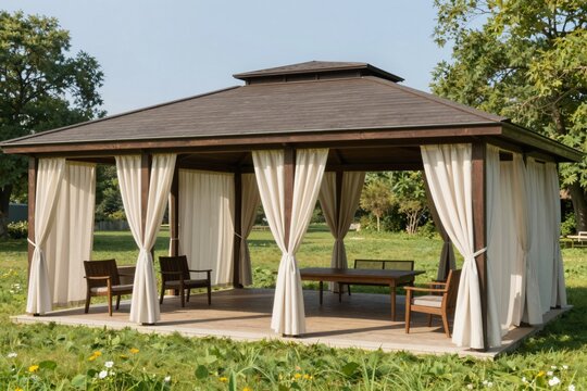 Elegant Outdoor Gazebo for Relaxation and Gathering