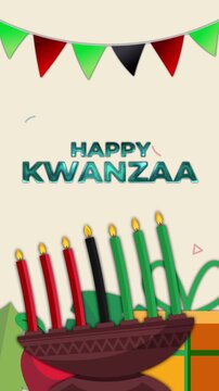 Kwanzaa Loop Vertical