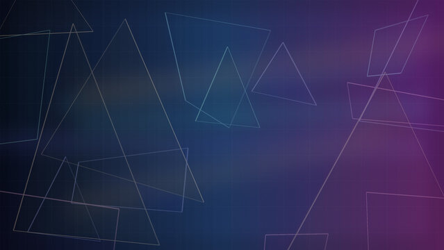 Abstract geometric triangles gradient background
