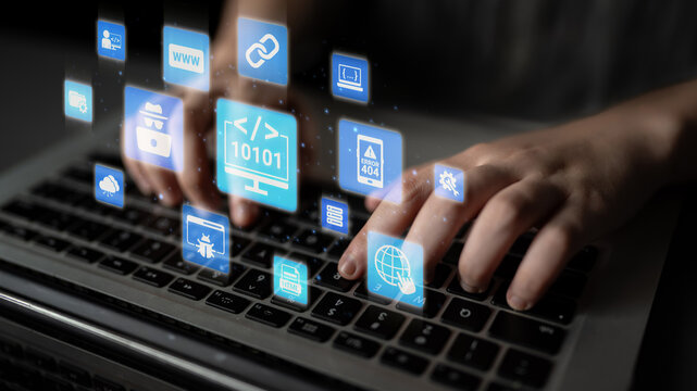 Software development with coding overlays, programming languages, developer tools, mobile app creation, and advanced programming for digital product development and software solutions. Entice